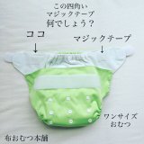 ワンサイズおむつの内側にある四角いマジックテープの謎