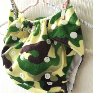 画像3: 「迷彩柄」立ったまま履ける パンツ型ワンサイズおむつ トレパンにも♪カモフラージュ (3)