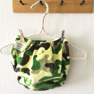 画像4: 「迷彩柄」立ったまま履ける パンツ型ワンサイズおむつ トレパンにも♪カモフラージュ (4)