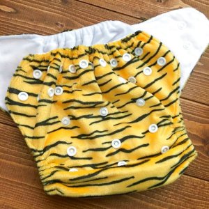 画像2: 「トラ」鬼のパンツ〜♪ 立ったまま履けるパンツ型ワンサイズおむつ トレパンにも♪人気！ 【節分】とら 虎 寅 鬼のパンツ (2)