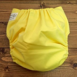 画像2: 「バナナミルク」立ったまま履ける パンツ型ワンサイズおむつ トレパンにも♪バナナみるく イエロー 黄色 (2)