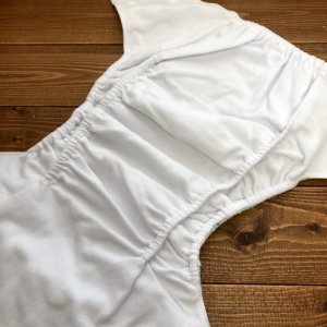 画像5: 【2~7歳向け/BIGサイズ】「マーガレット（水色）」ポケット式ワンサイズおむつ/立体ギャザー付き（スナップ/ツルツル生地）花柄,フラワー (5)