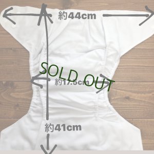 画像3: 【2~7歳向け/BIGサイズ】「デニム柄」ポケット式ワンサイズおむつ/立体ギャザー付き（スナップ/ツルツル生地） (3)