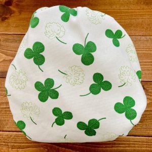 画像4: 再販なし/ラッキークローバー【よつばのおむつ/日本製/ハンドメイド】 布おむつカバー （透湿性防水布使用）四葉 (4)