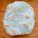 画像4: 夏の白くま（水色）【よつばのおむつ/日本製/ハンドメイド】 布おむつカバー （透湿性防水布使用）かき氷,フルーツ,シロクマ,白熊 (4)