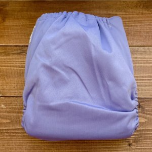 画像4: すみれ色【布おむつ本舗オリジナル】ポケット式 ワンサイズおむつカバー （スナップ/ツルツル生地）紫,パープル,スミレ (4)