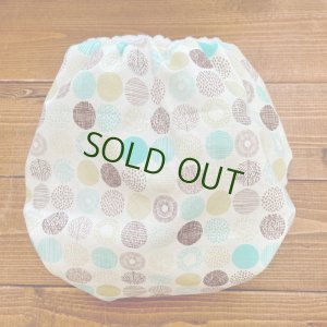 画像5: 北欧サークル（ブラウン×グリーン系）【よつばのおむつ/日本製/ハンドメイド】布おむつカバー （透湿性防水布使用）茶,緑,ブルー (5)