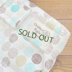 画像3: 北欧サークル（ブラウン×グリーン系）【よつばのおむつ/日本製/ハンドメイド】布おむつカバー （透湿性防水布使用）茶,緑,ブルー (3)