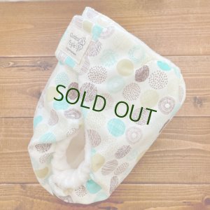 画像4: 北欧サークル（ブラウン×グリーン系）【よつばのおむつ/日本製/ハンドメイド】布おむつカバー （透湿性防水布使用）茶,緑,ブルー (4)