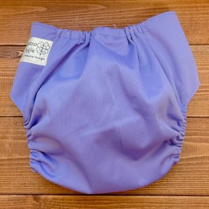 画像3: 「紫陽花色」立ったまま履ける パンツ型ワンサイズおむつ トレパンにも♪アジサイ紫,パープル (3)