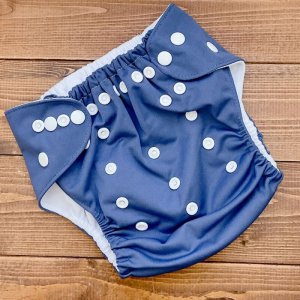 画像2: 「ネイビー」立ったまま履ける パンツ型ワンサイズおむつ トレパンにも♪紺色 青,ブルー (2)