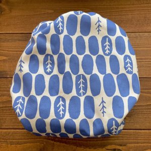 画像5: 北欧コノハ柄（ブルー）【よつばのおむつ/日本製/ハンドメイド】布おむつカバー （透湿性防水布使用）ボタニカル (5)