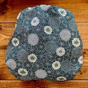 画像4: 菊の花（青緑）【よつばのおむつ/日本製/ハンドメイド】 布おむつカバー （透湿性防水布使用）花柄,和柄 (4)