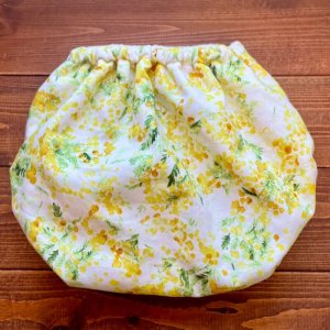 画像3: 水彩ミモザ♪ 【トレパンM~L】立ったまま交換出来る♪ パンツ型おむつカバー（防水） (3)