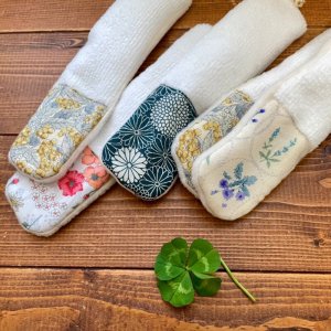 画像6: 【クリックポスト送料無料】 布ナプキン安心パッド3枚セット ハンドメイドの補助吸収体  多い日や夜間,尿もれにも♪漏れない ズレにくい (6)