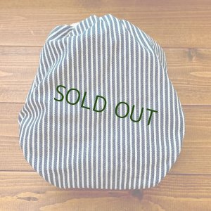 画像4: ヒッコリーストライプ（ネイビー） 【よつばのおむつ/日本製/ハンドメイド】 布おむつカバー （透湿性防水布使用） (4)