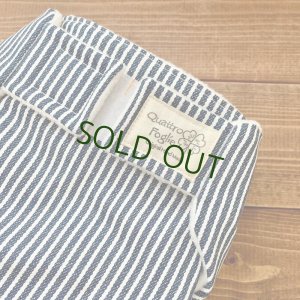 画像2: ヒッコリーストライプ（ネイビー） 【よつばのおむつ/日本製/ハンドメイド】 布おむつカバー （透湿性防水布使用） (2)