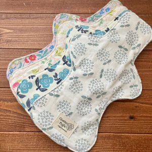 画像2: 【5枚以上まとめ買いで送料無料】 多い日/夜用30cm 【布ナプキン】繰り返し使えてお肌に優しい♪防水 (2)