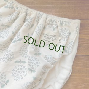 画像2: 【大きいトレパン XL:90-110】 北欧アジサイ パンツ型おむつカバー(防水)立ったまま交換出来る♪ (2)