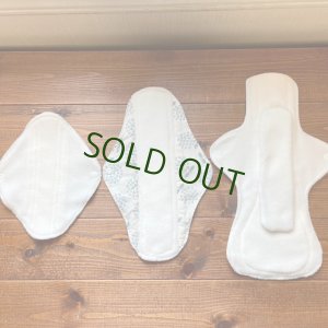 画像4: ツキイチの愉しみ♪夏のムレやかぶれに！ 【布ナプキンおためし４点セット】ハンドメイド 【クリックポスト送料無料】 繰り返し使えてお肌に優しい布ナプデビュー 生理,福袋 (4)