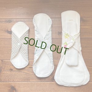 画像5: ツキイチの愉しみ♪夏のムレやかぶれに！ 【布ナプキンおためし４点セット】ハンドメイド 【クリックポスト送料無料】 繰り返し使えてお肌に優しい布ナプデビュー 生理,福袋 (5)