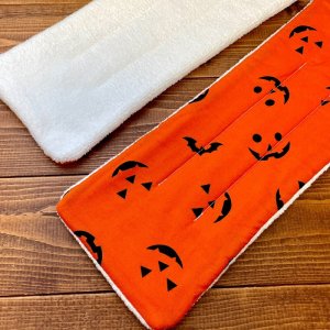 画像1: 【単品】ハロウィン♪ジャックオランタン ふわもち♪魔法のおむつママのテンションを上げる秘密♪  布おむつ,超吸収インサーツ,ワクワク,オレンジ,カボチャ,再販なし (1)