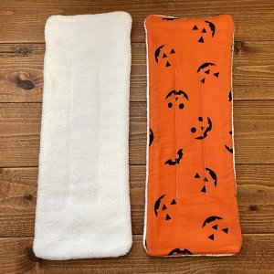 画像2: 【単品】ハロウィン♪ジャックオランタン ふわもち♪魔法のおむつママのテンションを上げる秘密♪  布おむつ,超吸収インサーツ,ワクワク,オレンジ,カボチャ,再販なし (2)