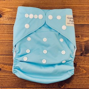 画像1: 早い者勝ち¥0プレゼント 【お買い上げ13,000円以上特典】 ワンサイズおむつ「ソーダ（ツルツル）スナップ」 (1)