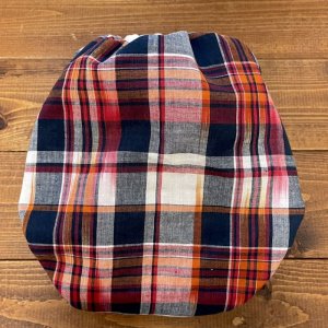 画像4: 【再販なし】ぬくぬくタータン 【よつばのおむつ/日本製/ハンドメイド】 布おむつカバー （透湿性防水布使用）暖色系タータンチェック (4)