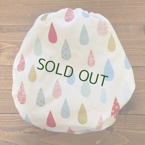 画像4: キラリ⭐︎しずくちゃん【よつばのおむつ/日本製/ハンドメイド】 布おむつカバー （透湿性防水布使用）人気柄 雨 雫 (4)