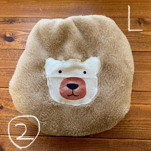 画像13: 【在庫限り】【冬限定 数量限定】 フワモコ♪くまけつ【よつばのおむつ/日本製/ハンドメイド】 布おむつカバー  紙おむつの上にも♪（透湿性防水布使用）クマけつ,クマケツ,オーバーパンツ (13)