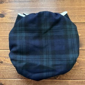 画像4: 制服みたいなブラックウォッチ 【よつばのおむつ/日本製/ハンドメイド】 布おむつカバー (透湿性防水布使用)タータンチェック (4)