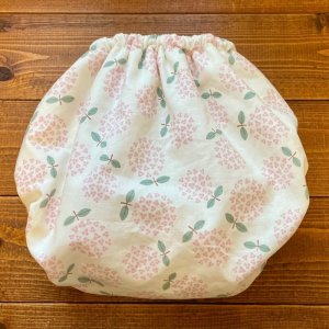 画像3: 北欧アジサイ（ピンク） 【トレパンM~L】立ったまま交換出来る♪ パンツ型おむつカバー（防水） (3)
