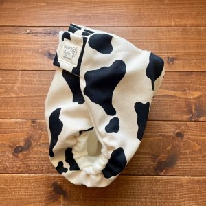 画像3: もーもー牛さん【よつばのおむつ/日本製/ハンドメイド】 布おむつカバー （透湿性防水布使用）Cow (3)