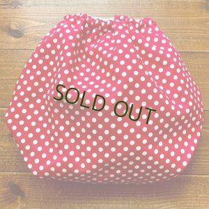 画像3: 【大きいトレパン XL:90-110】 キャンディドット（赤） パンツ型おむつカバー（防水）立ったまま交換出来る♪ドット,水玉 (3)