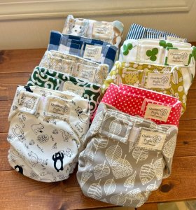 画像12: 【送料無料】 はじめてセット布おむつ本舗のおむつカバーと布おむつを すぐに試せる お気軽２点セット（おむつカバー２枚同梱OK） (12)