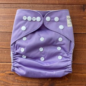 画像1: 早い者勝ち¥0プレゼント 【お買い上げ10,000円以上特典】 ワンサイズおむつ「すみれ色/スナップ」 (1)
