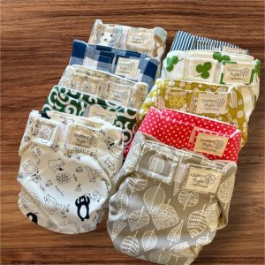 ハンドメイドのおむつカバー