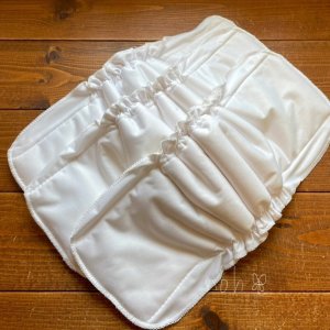 画像2: 【防水】【送料無料】 トイトレパッド３枚セット 超吸収！立体成形布おむつ 楽ちんオムツ トイレトレーニング おねしょ対策に (2)