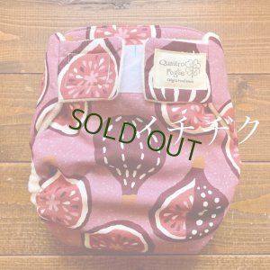 画像1: イチジク 【よつばのおむつ/日本製/ハンドメイド】 布おむつカバー （透湿性防水布使用）いちじく,無花果,夏 (1)