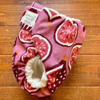 画像1: 【受注製作】イチジク 【よつばのおむつ/日本製/ハンドメイド】 布おむつカバー （透湿性防水布使用）いちじく,無花果,夏