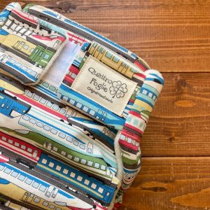 画像3: 【受注製作】電車 【よつばのおむつ/日本製/ハンドメイド】 布おむつカバー （透湿性防水布使用）列車,新幹線,男の子※ご希望のサイズをお知らせください (3)