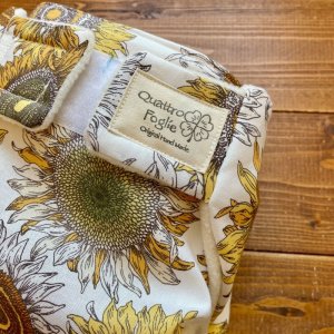 画像3: 【受注製作】ひまわり 【よつばのおむつ/日本製/ハンドメイド】 布おむつカバー （透湿性防水布使用）ヒマワリ,向日葵,夏※ご希望のサイズをお知らせください (3)