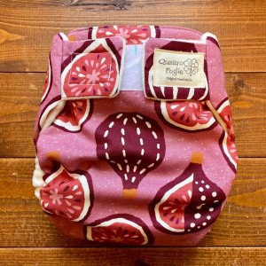 画像2: イチジク 【よつばのおむつ/日本製/ハンドメイド】 布おむつカバー （透湿性防水布使用）いちじく,無花果,夏 (2)