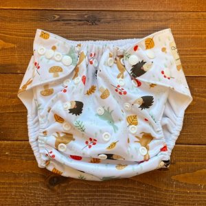 画像1: 早い者勝ち¥0プレゼント【お買い上げ15,000円以上特典】パンツ型ワンサイズおむつ「ハリネズミとウサギ」 (1)