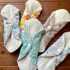 画像10: 【送料無料】ハンドメイド   温活♪布ライナー3枚セット おりもの・軽い尿もれ用/繰り返し使えてお肌に優しい (10)