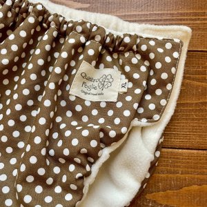 スナップをつける前の画像（内側アイボリー）