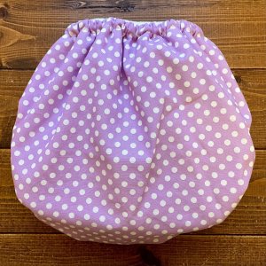 画像3: キャンディドット（ラベンダーミルク） 【トレパンM~L】立ったまま交換出来る♪ パンツ型おむつカバー（防水）パープル,ドット,水玉 (3)