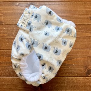 画像3: ¥0プレゼント 【18,000円以上お買い上げ特典】ハンドメイドおむつカバー ゾウさん Mサイズ (3)