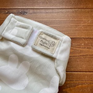 画像2: ノルディックバニー 【よつばのおむつ/日本製/ハンドメイド】 布おむつカバー （透湿性防水布使用）うさぎ,ウサギ (2)